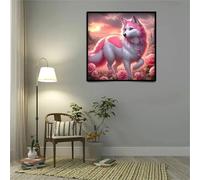 Jigsaw Puzzles for Adults 60, Flower Animal Wolf Puzzle for Adults, Memory Games, Logic Puzzles, Impossible Hard Challenge, Relaxation, Puzzle 60 Pieces