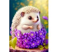 Jigsaw Puzzles for Adults 60 Piece Purple Succulent Hedgehog, Jigsaws 60 pieces for adults Family Activity, Challenging puzzles Games, Colourful, Beautiful Decoration Puzzle