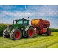 Jigsaw Puzzles For Adults 60 Pieces Landscape Field Tractor puzzles 60 pieces for adults Teenagers Challenge Toy Educational Games Home Decoration Puzzle Gifts 40x28 cm/60pcs