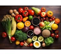 Jigsaw Puzzles for Adults 60 Pieces,Vegetables fruits puzzles for adults,Classic Educational Games DIY Handwork Puzzle for Home Decor Gift