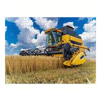 Jigsaw Puzzles For Adults 60 Pieces Wheat Field Tractor puzzles 60 pieces for adults Teenagers Challenge Toy Educational Games Home Decoration Puzzle Gifts 40x28 cm/60pcs