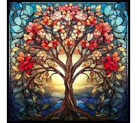 Jigsaw Puzzles for Adults 60, Tree of Life Sunrise Puzzle for Adults, Memory Games, Logic Puzzles, Impossible Hard Challenge, Relaxation, Puzzle 60 Pieces