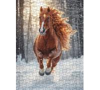 Jigsaw Puzzles for Adults 6000, A Galloping Horse Is Snowing 6000 Piece Jigsaw Puzzles, Challenging Puzzle Games, Classic Jigsaws, Impossible de Assemble Handmade, Fun Family Activities BXHZW0-536
