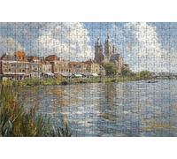 Jigsaw Puzzles for Adults 6000 City 6000 Piece Jigsaw Puzzles for Adults, Challenging Puzzle Educational Game for The Whole for Women Gifts for Men Wall Art Room Decor Landscape 72 x 42 Inch RXPT-2682