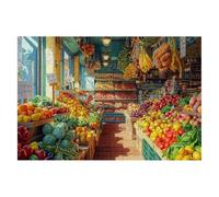 Jigsaw Puzzles for Adults 6000 Fruit Jigsaws 6000 Pieces for Adults Wooden Vegetable Puzzle Games, Classic Educational Challenging Game for The Whole Families Decompression, Decor Gifts 179x105cm H-58
