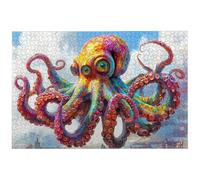 Jigsaw Puzzles for Adults 6000 Piece, 6000 Piece Animal Jigsaw Puzzles for Adults, Challenging Octopus Jigsaws for the Whole Family, Wooden Puzzle for Home Decor, Gifts for Women, Gifts for Men, -7210