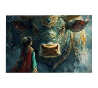 Jigsaw Puzzles for Adults 6000 Piece, 6000 Piece Cow Jigsaw Puzzles for Adults, Challenging Animal Jigsaws for the Whole Family, Wooden Puzzle for Home Decor, Gifts for Women, Gifts for Men, -7880