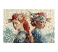 Jigsaw Puzzles for Adults 6000 Piece, 6000 Piece Japan Jigsaw Puzzles for Adults, Challenging Beauty Jigsaws for the Whole Family, Wooden Puzzle for Home Decor, Gifts for Women, Gifts for Men, -7240