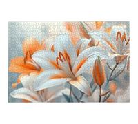Jigsaw Puzzles for Adults 6000 Piece, 6000 Piece Lily Jigsaw Puzzles for Adults, Challenging Flower Jigsaws for the Whole Family, Wooden Puzzle for Home Decor, Gifts for Women, Gifts for Men, -6492