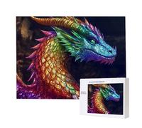 Jigsaw Puzzles for Adults 6000 Piece Colorful Dragon, 6000 Piece Jigsaw Puzzles for Adults, Educational Game jigsaw puzzle 71.8x42in Suitable for Decompression and Room Wall Decor Gifts j-66