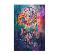 Jigsaw Puzzles for Adults 6000 Piece Dream Catcher Large Puzzle Color, Difficult Challenging Family Games for The Whole for Women, Wooden Jigsaws with Gift Box Packaging, Room Decor 105x179cm D-1005