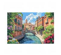 Jigsaw Puzzles for Adults 6000 Piece Flower Large Puzzle Bridge, Difficult Challenging Family Games for The Whole for Women, Wooden Jigsaws with Gift Box Packaging, Gifts for Women 105x179cm D-451