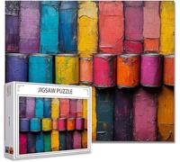 Jigsaw Puzzles for Adults 6000 Piece Jigsaw Puzzles for Adults color Difficult Challenging Educational Games Develop Problem Solving Skills Increase Creativity Festival Gift Women 105.5X179.5cm F-8