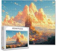 Jigsaw Puzzles for Adults 6000 Piece Jigsaw Puzzles for Adults landscape Difficult Challenging Educational Develop Problem Solving Skills Increase Creativity Festival Gift Women 105.5X179.5cm R-28