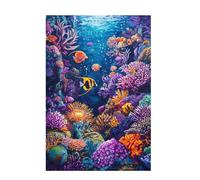 Jigsaw Puzzles for Adults 6000 Piece Koi Large Puzzle Ocean, Difficult Challenging Family Games for The Whole for Women, Wooden Jigsaws with Gift Box Packaging, Home Room Decor 105x179cm D-969