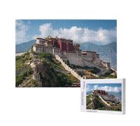 Jigsaw Puzzles for Adults 6000 Piece Landscape Jigsaw Puzzles for Adults with Gift Box 105x180cm,Wooden Puzzle Potala Palace Challenging Puzzle Games Home Decoration,Gifts for The Whole Family,p562t