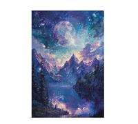 Jigsaw Puzzles for Adults 6000 Piece Moon Large Puzzle Mountain, Difficult Challenging Family Games for The Whole for Women, Wooden Jigsaws with Gift Box Packaging, Gifts for Women 105x179cm D-914