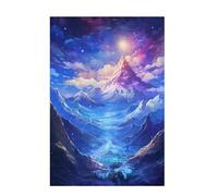 Jigsaw Puzzles for Adults 6000 Piece Mountain Large Puzzle Landscape, Difficult Challenging Family Games for The Whole for Women, Wooden Jigsaws with Gift Box Packaging, Room Decor 105x179cm D-1745