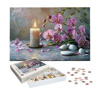 Jigsaw Puzzles for Adults 6000 Piece, Orchid Jigsaw Puzzles for Adults, Zen Jigsaws 6000 Pieces with Box, Wooden Puzzle Challenging Game for the Whole for Women, Men, Wooden Puzzle for Gifts, -8947