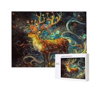 Jigsaw Puzzles for Adults 6000 Piece, Puzzle Educational Games, Challenging Puzzle Game for The Whole for Women, Gifts for Men, DIY Craft Puzzles for Home Decoration Gifts, Theme: Divine Deer C-688
