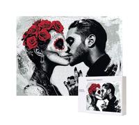 Jigsaw Puzzles for Adults 6000 Piece, Puzzle Educational Games, Challenging Puzzle Game for The Whole for Women, Gifts for Men, DIY Craft Puzzles for Home Decoration Gifts, Theme: Skeleton Couple C440