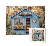 Jigsaw Puzzles for Adults 6000 Piece, Puzzle Educational Games, Challenging Puzzle Game for The Whole for Women, Gifts for Men, DIY Craft Puzzles for Home Decoration Gifts, Theme: Flower Shed C-351