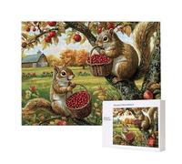 Jigsaw Puzzles for Adults 6000 Piece, Puzzle Educational Games, Challenging Puzzle Game for The Whole for Women, Gifts for Men, DIY Craft Puzzles for Home Decor Gifts, Theme: Squirrel Orchard C-758
