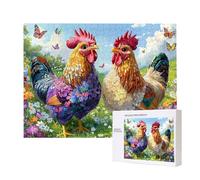 Jigsaw Puzzles for Adults 6000 Piece, Puzzle Educational Games, Challenging Puzzle Game for The Whole for Women, Gifts for Men, DIY Craft Puzzles for Home Decor Gifts, Theme: Grassland Chicken C-75