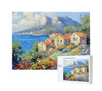 Jigsaw Puzzles for Adults 6000 Piece, Puzzle Educational Games, Challenging Puzzle Game for The Whole for Women, Gifts for Men, DIY Craft Puzzles for Home Decoration Gifts, Theme: Landscape Coast C198