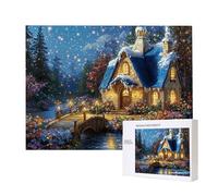 Jigsaw Puzzles for Adults 6000 Piece, Puzzle Educational Games, Challenging Puzzle Game for The Whole for Women, Gifts for Men, DIY Craft Puzzles for Home Decor Gifts, Theme: Cabin Small Bridge C-829