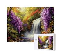 Jigsaw Puzzles for Adults 6000 Piece, Puzzle Educational Games, Challenging Puzzle Game for The Whole for Women, Gifts for Men, DIY Craft Puzzles for Home Decor Gifts, Theme: Landscape Waterfall C-208