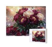 Jigsaw Puzzles for Adults 6000 Piece, Puzzle Educational Games, Challenging Puzzle Game for The Whole for Women, Gifts for Men, DIY Craft Puzzles for Home Decoration Gifts, Theme: Peony C-527