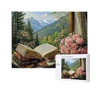 Jigsaw Puzzles for Adults 6000 Piece, Puzzle Educational Games, Challenging Puzzle Game for The Whole for Women, Gifts for Men, DIY Craft Puzzles for Home Decor Gifts, Theme: Window Sill Scenery C-98