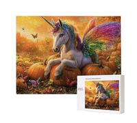 Jigsaw Puzzles for Adults 6000 Piece, Puzzle Educational Games, Challenging Puzzle Game for The Whole for Women, Gifts for Men, DIY Craft Puzzles for Home Decoration Gifts, Theme: Unicorn Pumpkin C176