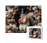 Jigsaw Puzzles for Adults 6000 Piece, Puzzle Educational Games, Challenging Puzzle Game for The Whole for Women, Gifts for Men, DIY Craft Puzzles for Home Decoration Gifts, Theme: Squirrel Koi C-760