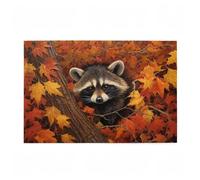 Jigsaw Puzzles for Adults 6000 Piece Raccoon Large Puzzle Autumn, Difficult Challenging Family Games for The Whole for Women, Wooden Jigsaws with Gift Box Packaging, Gifts for Women 105x179cm D-143