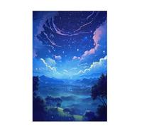 Jigsaw Puzzles for Adults 6000 Piece Starry Sky Large Puzzle Landscape, Difficult Challenging Family Games for The Whole for Women, Wooden Jigsaws with Gift Box Packaging, Room Decor 105x179cm D-1760