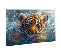 Jigsaw Puzzles for Adults 6000 Piece Tiger Jigsaw Puzzle - Colourful, Challenging Game & Brainteasing Adult Jigsaws, The Whole 3D Jigsaw Gifts for Women, Men Beautiful Decoration Animal K0F-39