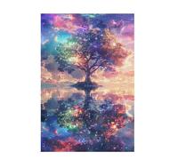 Jigsaw Puzzles for Adults 6000 Piece Tree Of Life Large Puzzle Dream, Difficult Challenging Family Games for The Whole for Women, Wooden Jigsaws with Gift Box Packaging, Room Decor 105x179cm D-1040