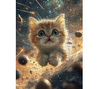 Jigsaw Puzzles for Adults 6000, Planet Cat 6000 Piece Jigsaw Puzzles for Adults, Challenging Puzzle Games, Classic Jigsaws, Impossible de Assemble Handmade Decorative, Fun Family Activities BXHZW0-964