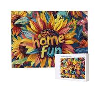Jigsaw Puzzles for Adults 6000, Puzzle for Adults, Challenging Puzzle Educational Games, Puzzles Game for The Whole for Women, Gifts for Men, Home Decoration, Theme:（Colorful Sunflowers) z-77