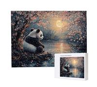 Jigsaw Puzzles for Adults 6000, Puzzle for Adults, Challenging Puzzle Educational Games, Puzzles Game for The Whole for Women, Gifts for Men, Home Decoration, Theme:（Moon Panda) z-983