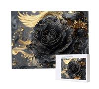 Jigsaw Puzzles for Adults 6000, Puzzle for Adults, Challenging Puzzle Educational Games, Puzzles Game for The Whole for Women, Gifts for Men, Home Decoration, Theme:（Black Rose) z-281