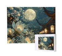 Jigsaw Puzzles for Adults 6000, Puzzle for Adults, Challenging Puzzle Educational Games, Puzzles Game for The Whole for Women, Gifts for Men, Home Decoration, Theme:（Jade Orchid Moon) z-949