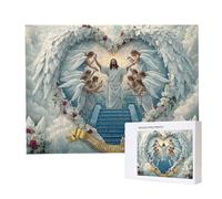 Jigsaw Puzzles for Adults 6000, Puzzle for Adults, Challenging Puzzle Educational Games, Puzzles Game for The Whole for Women, Gifts for Men, Home Decoration, Theme:（Angel Jesus) z-833