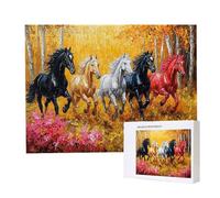 Jigsaw Puzzles for Adults 6000, Puzzle for Adults, Challenging Puzzle Educational Games, Puzzles Game for The Whole for Women, Gifts for Men, Home Decoration, Theme:（Forest Horse) z-729