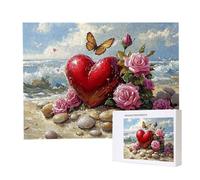 Jigsaw Puzzles for Adults 6000, Puzzle for Adults, Challenging Puzzle Educational Games, Puzzles Game for The Whole for Women, Gifts for Men, Home Decoration, Theme:（Beach Love) z-259