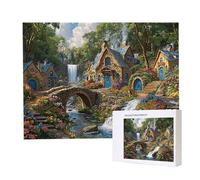 Jigsaw Puzzles for Adults 6000, Puzzle for Adults, Challenging Puzzle Educational Games, Puzzles Game for The Whole for Women, Gifts for Men, Home Decoration, Theme:（Farmhouse Creek Water) z-631