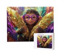 Jigsaw Puzzles for Adults 6000, Puzzle for Adults, Challenging Puzzle Educational Games, Puzzles Game for The Whole for Women, Gifts for Men, Home Decoration, Theme:（Feathered Monkey) z-945