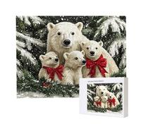 Jigsaw Puzzles for Adults 6000, Puzzle for Adults, Challenging Puzzle Educational Games, Puzzles Game for The Whole for Women, Gifts for Men, Home Decoration, Theme:（Christmas Bear) z-761